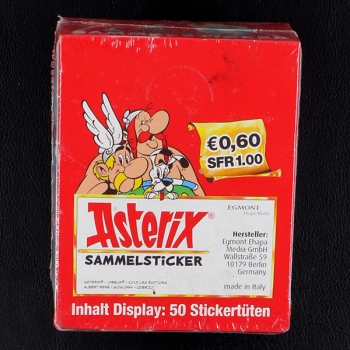 Preview: Asterix Egmont Box mit 50 Sticker Tüten