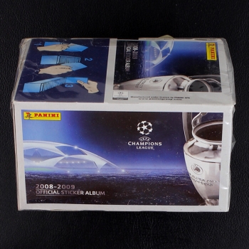 Champions League 2008 Panini Box mit 100 Sticker Tüten