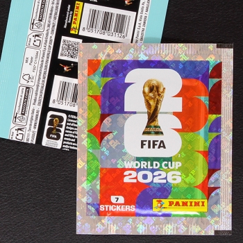 World Cup 2026 Panini Sticker Tüte