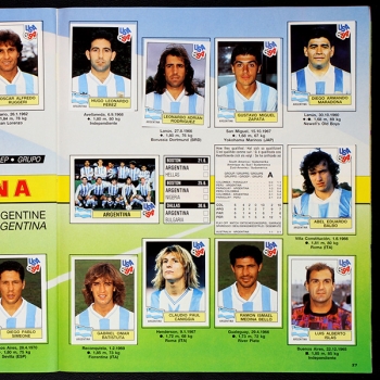 USA 94 Panini Sticker Album komplett