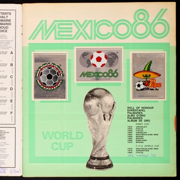 Preview: Mexico 86 Panini Sticker Album komplett