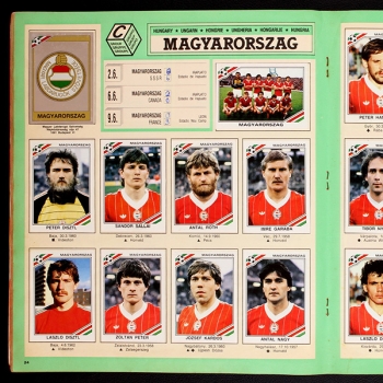 Mexico 86 Panini Sticker Album komplett