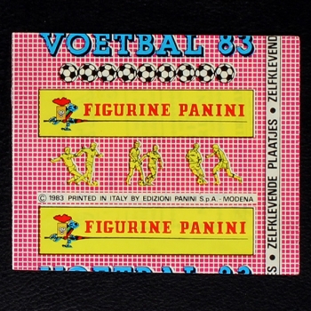 Preview: Voetbal 83 Panini Sticker Tüte