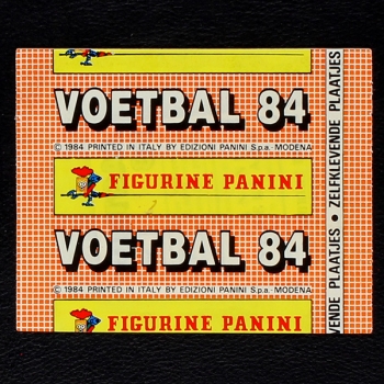 Preview: Voetbal 84 Panini Sticker Tüte