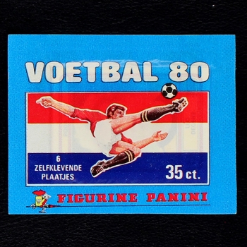 Voetbal 80 Panini Sticker Tüte