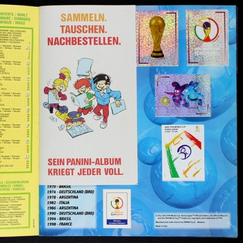 Preview: Korea Japan 2002 Panini Sticker Album komplett