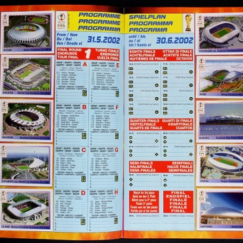 Preview: Korea Japan 2002 Panini Sticker Album komplett