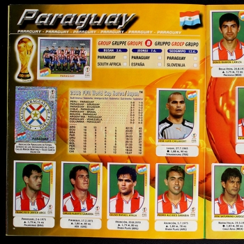 Korea Japan 2002 Panini Sticker Album komplett