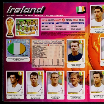 Korea Japan 2002 Panini Sticker Album komplett