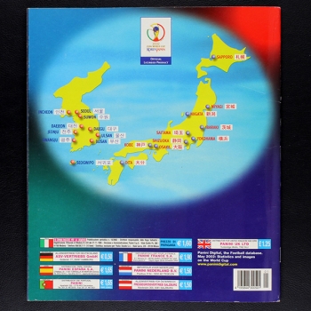 Korea Japan 2002 Panini Sticker Album komplett