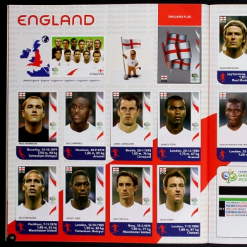 Germany 2006 Panini Sticker Album komplett