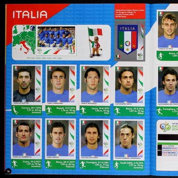Germany 2006 Panini Sticker Album komplett