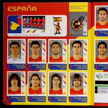 Germany 2006 Panini Sticker Album komplett