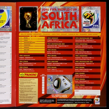 Preview: South Africa 2010 Panini Sticker Album komplett