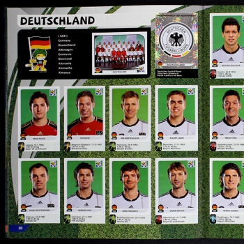 South Africa 2010 Panini Sticker Album komplett