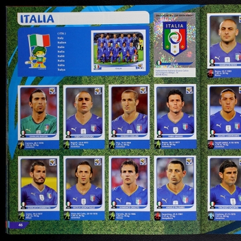 South Africa 2010 Panini Sticker Album komplett