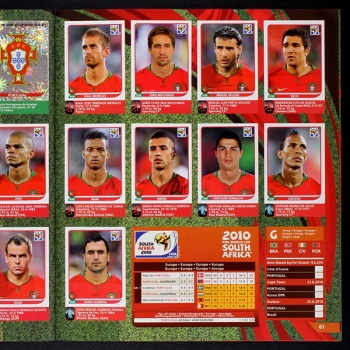 South Africa 2010 Panini Sticker Album komplett