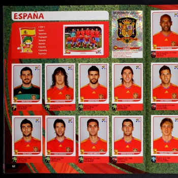 South Africa 2010 Panini Sticker Album komplett