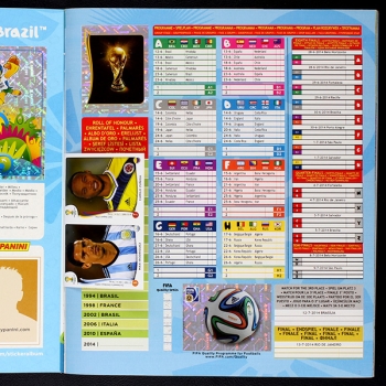 Preview: Brasil 2014 Panini Sticker Album komplett