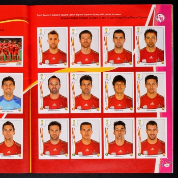 Preview: Brasil 2014 Panini Sticker Album komplett