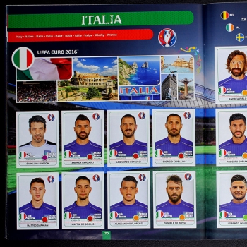 Euro 2016 Panini Sticker Album komplett - D