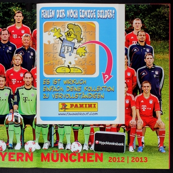 FC Bayern München 2012 Panini Sticker Album komplett