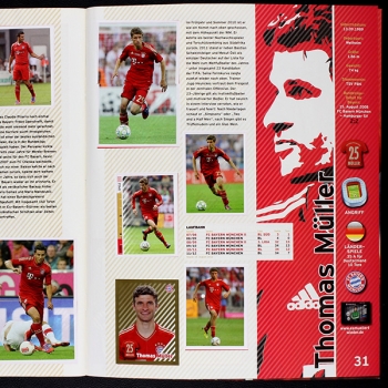 FC Bayern München 2012 Panini Sticker Album komplett