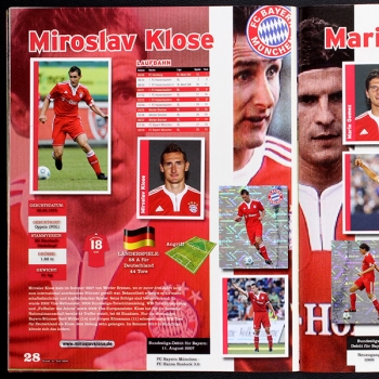 FC Bayern München 2009 Panini Sticker Album komplett