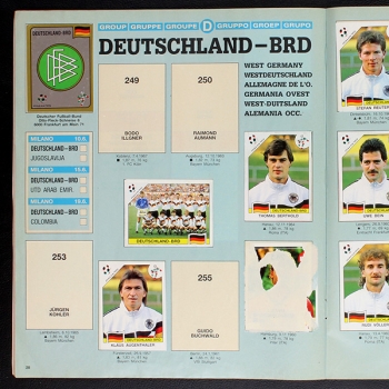 Italia 90 Panini Sticker Album teilgefüllt - lesen