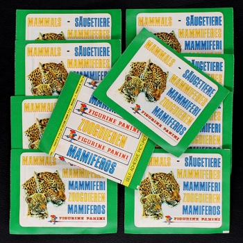 Säugetiere 1981 Panini Sticker Tüten