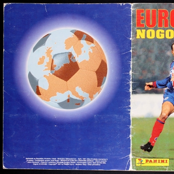 Europske Nogometne 97 Panini Sticker Album komplett