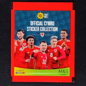 Official Wales Collection 2024 Panini Sticker Tüte