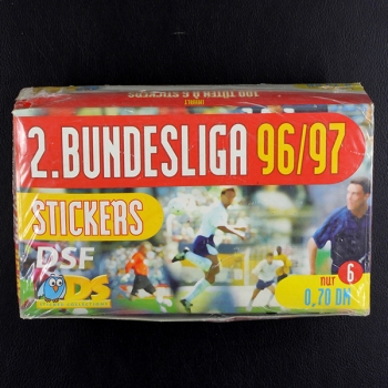 2. Bundesliga 96 DS Box mit 100 Sticker Tüten