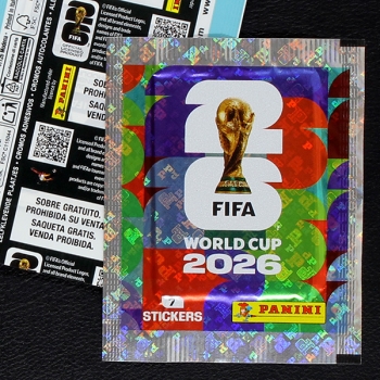 World Cup 2026 Panini Sticker Tüte - Gratuito Version