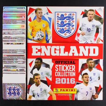 England 2016 Panini Sticker Album