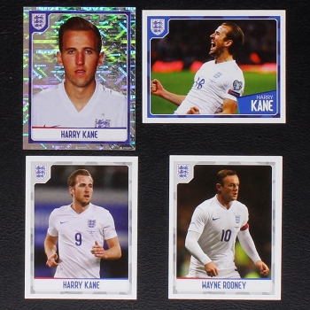 Preview: England 2016 Panini Sticker Album komplett - Kane