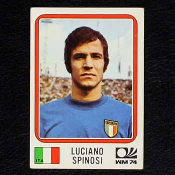 Luciano Spinosi Sticker No. 290 Panini - München 74