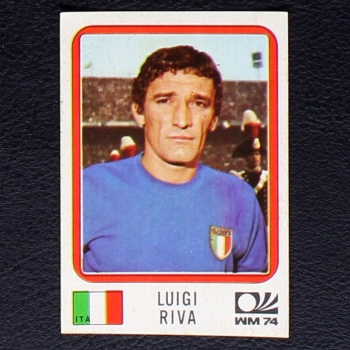Luigi Riva Sticker No. 306 Panini - München 74