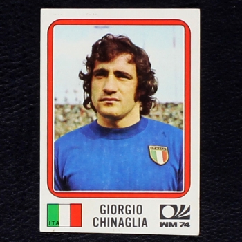 Giorgio Chinaglia Sticker No. 303 Panini - München 74