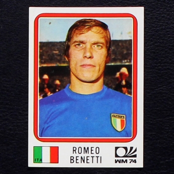 Romeo Benetti Sticker No. 297 Panini - München 74