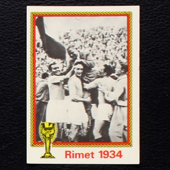 Rimet 1934 Sticker No. 22 Panini - München 74