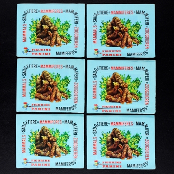 Säugetiere 1977 Panini Sticker Tüten