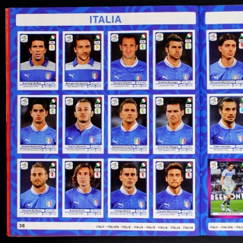 Euro 2012 Panini Sticker Album komplett - Italien