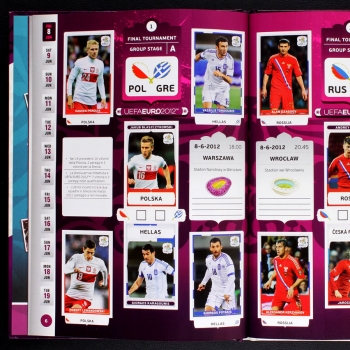 Preview: Euro 2012 Panini Album komplett - Event kick off