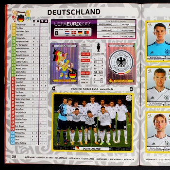 Euro 2012 Panini Sticker Album komplett - Platinum Edition