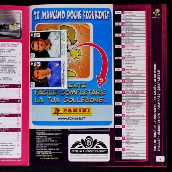 Preview: Euro 2012 Panini Sticker Album komplett - Italien