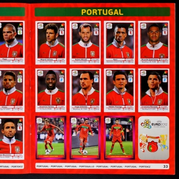 Euro 2012 Panini Sticker Album komplett - Italien