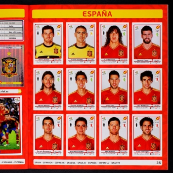 Euro 2012 Panini Sticker Album komplett - Italien