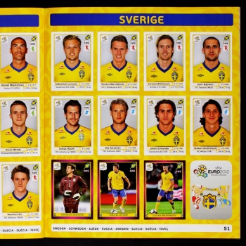 Euro 2012 Panini Sticker Album komplett - Italien