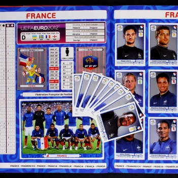 Euro 2012 Panini Sticker Album komplett - Italien
